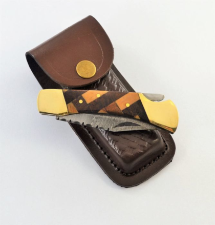 Briceag otel damasc 911 Brass