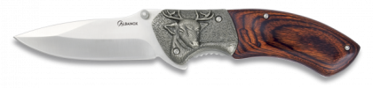 Cutit de buzunar ALBAINOX DEER Stamina rosie. 8-5 cm