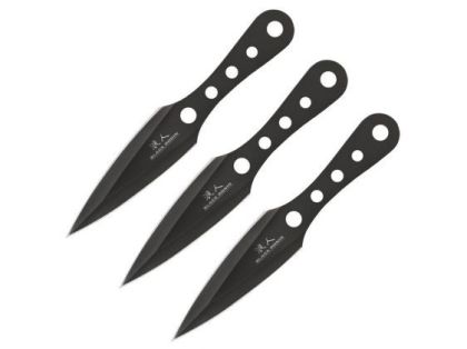 Set 3 cutite de aruncat United Cutlery Black Ronin
