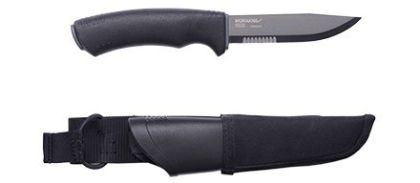 Cutit Bushcraft Black SRT cu sistem MOLLE