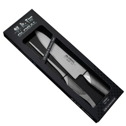 Set Global G-2 + GS-28 cuțit + pensete