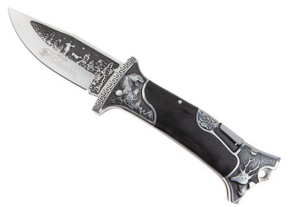 Briceag Vanatoare BHC N-064APS teaca piele naturala.