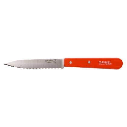Cutit cu lama serata N°113, inox, 10cm, "Les Essentiels", Mandarin - Opinel