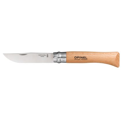 Cutit de buzunar N°10, inox, 10cm, blister, "Tradition Inox" - Opinel