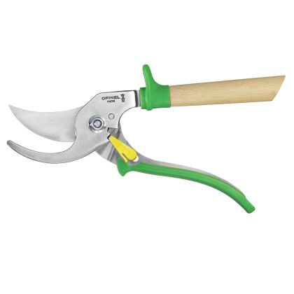 Foarfeca de gradinarit, otel inoxidabil, Verde - Opinel