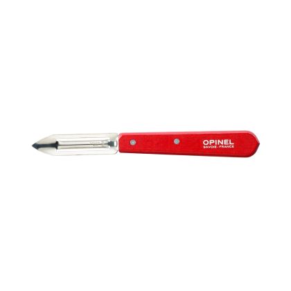 Decojitor N°115, inox, 6 cm, "Les Essentiels", Red - Opinel