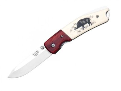 JKR - Briceag de vanatoare - gravat mistret - 7.5 cm