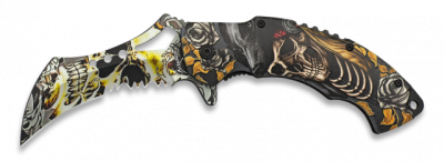 Briceag Karambit M. ALBAINOX 3D skull FOS