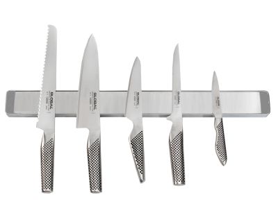 Bandă magnetică netedă 51 cm cu 5 cuțite | Global