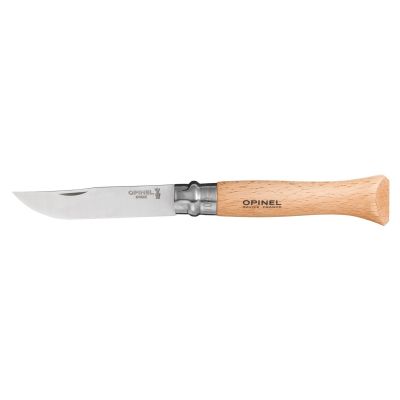 Cutit de buzunar N°09, inox, 9cm, blister, "Tradition Inox" - Opinel