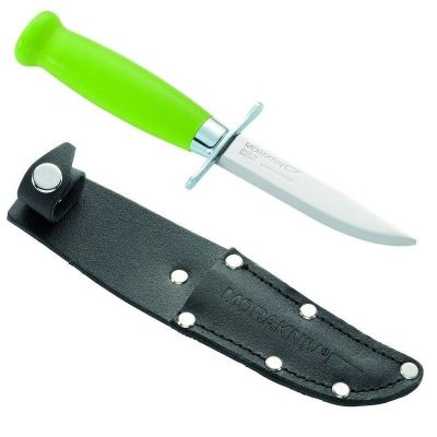 Cuţit Morakniv Scout 39 verde, pt copii/juniori