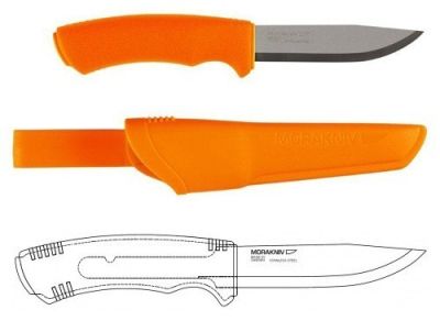 Cutit Morakniv Bushcraft Hi-Vis Orange