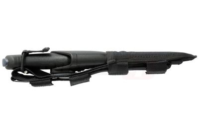 Cutit Morakniv Bushcraft Expert cu teaca Tactical Black,sistem Molle