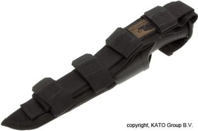 Cutit Bushcraft Black SRT cu sistem MOLLE