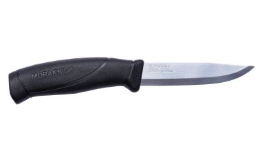 Cuţit Morakniv Companion, Heavy Duty BLACK cu lama groasă din INOX