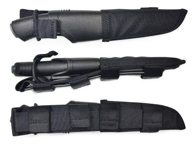 Cutit Morakniv Bushcraft Black cu teaca Tactical Black sistem Molle