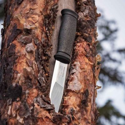 Cutit Morakniv 2000 bushcraft, BLACK EDITIE ANIVERSARA 130 ANI