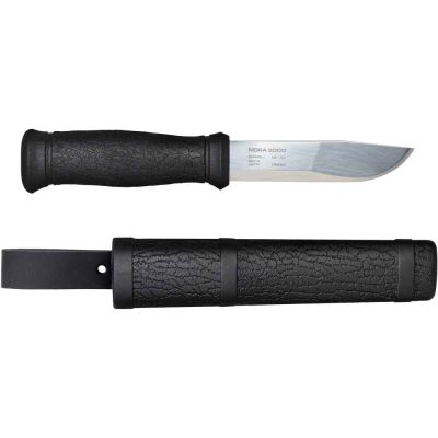 Cutit Morakniv 2000 bushcraft, BLACK EDITIE ANIVERSARA 130 ANI