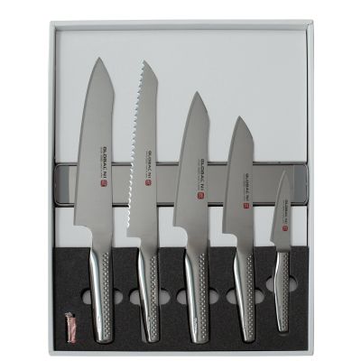 Global NI Set de 5 cutite + banda magnetica