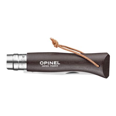 Cutit de buzunar N°08, inox, 8,5cm, "Colorama", Dark Brown - Opinel