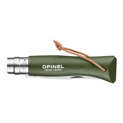Cutit de buzunar N°08, inox, 8,5cm, "Colorama", Kaki - Opinel