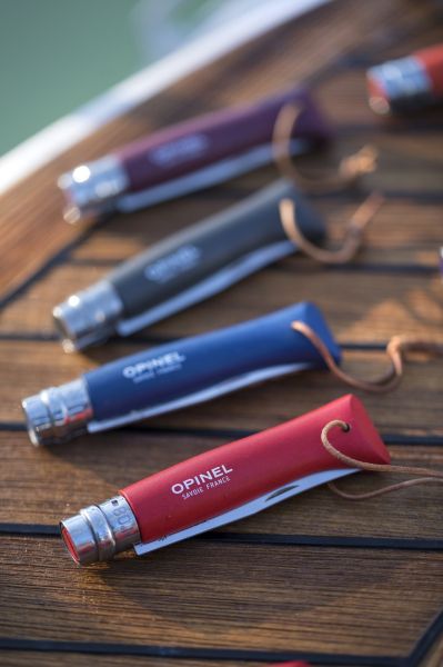 Cutit de buzunar N°08, inox, 8,5cm, "Colorama", Kaki - Opinel