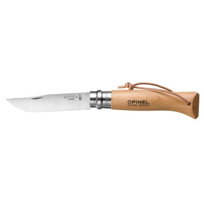 Cutit de buzunar N°08, inox, 8,5cm, "Tradition Inox" - Opinel