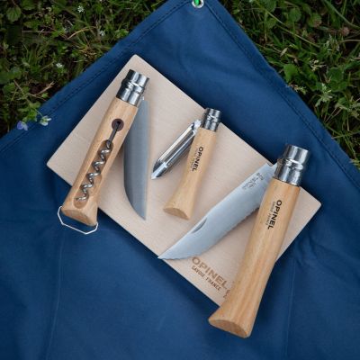 Set cutite de bucatarie, 5 piese, "Nomad Cooking" - Opinel
