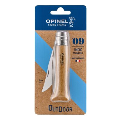 Cutit de buzunar N°09, inox, 9cm, blister, "Tradition Inox" - Opinel