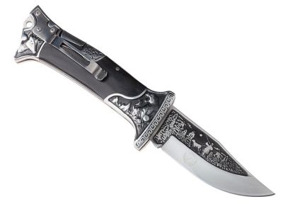 Briceag Vanatoare BHC N-064APS teaca piele naturala.