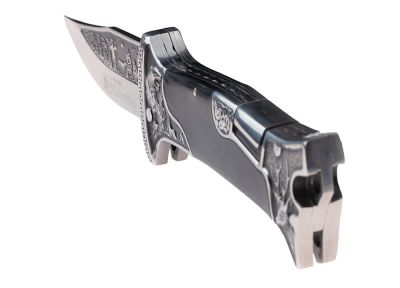 Briceag Vanatoare BHC N-064APS teaca piele naturala.