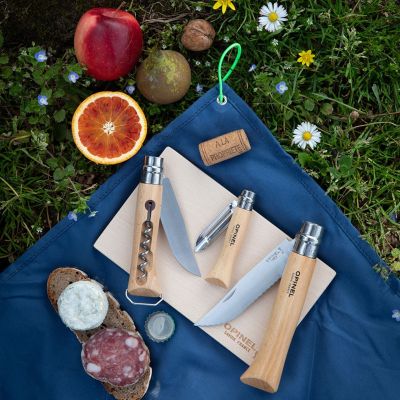 Set cutite de bucatarie, 5 piese, "Nomad Cooking" - Opinel