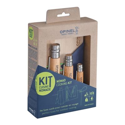 Set cutite de bucatarie, 5 piese, "Nomad Cooking" - Opinel
