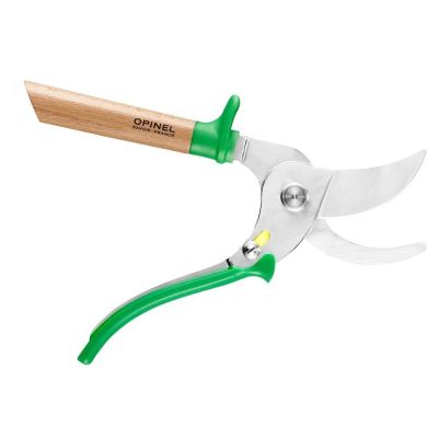 Foarfeca de gradinarit, otel inoxidabil, Verde - Opinel