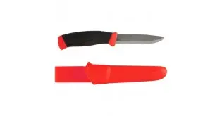 Cuţit Morakniv Companion cu lamă zimţată si varf tesit