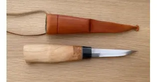 Lama Morakniv de cutit din otel laminat, No.106