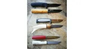 Lama Morakniv de cutit din otel laminat, No.120