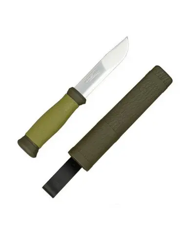 Cutit Morakniv 2000 bushcraft, verde