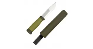 Cutit Morakniv 2000 bushcraft, verde