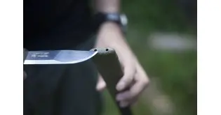 Cutit Morakniv 2000 bushcraft, verde