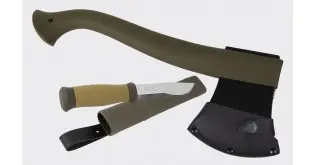 Set cutit Morakniv 2000 si topor verde