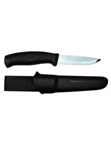 Cuţit Morakniv Companion, Heavy Duty BLACK cu lama groasă din INOX