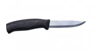 Cuţit Morakniv Companion, Heavy Duty BLACK cu lama groasă din INOX
