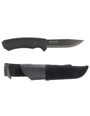 Teaca Morakniv cutit Bushcraft Tactical Black sistem Molle.