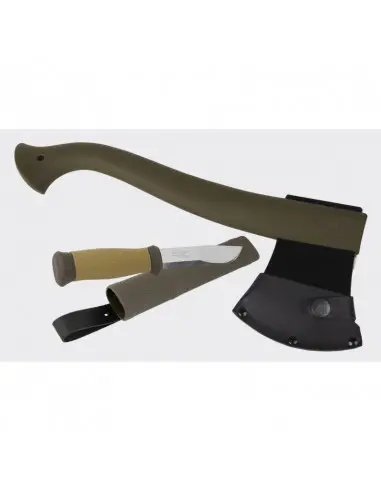 CBS23 Set cutit Morakniv 2000 portocaliu si topor CBS23 Set cutit Morakniv 2000 portocaliu si topor