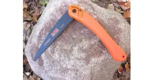 CBS90 Set topor Morakniv, fierastrau Bacho si cutit bushcraft orange