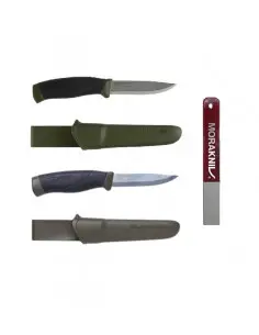 CBS 108 Set 2 cutite Morakniv bushcraft Companion/Heavy Duty (C) si diamant
