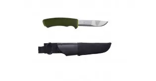 Cutit Morakniv Bushcraft Forest cu teaca Tactical Black sistem Molle