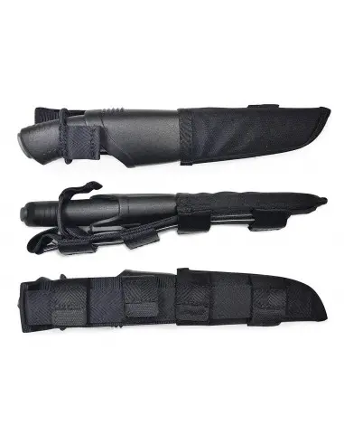 Cutit Morakniv Bushcraft Forest cu teaca Tactical Black sistem Molle