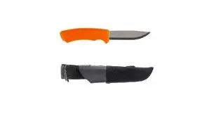 CBS123 Set cutit Morakniv Bushcraft Orange cu teaca Tactical Black sistem Molle